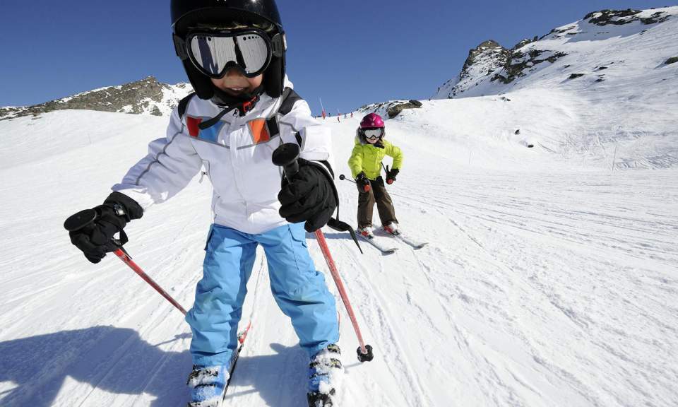 Children's skiing