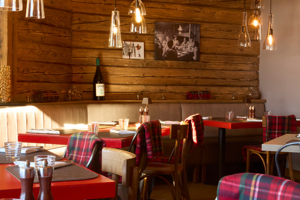 restaurant la cave, val thorens